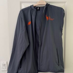 New Balance Gray and Orange women’s  Windbreaker